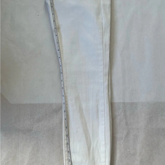 VINCE Solid Very White Skinny Soft Stretch Denim Jeans 25 NWT - Picture 9 of 11